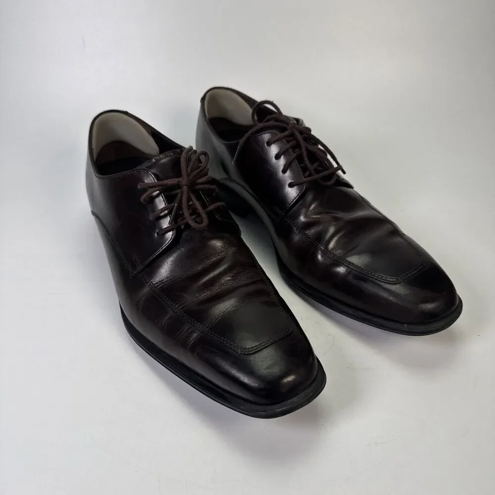 Cole Haan Men’s Dress Shoes Size 10M Brown Leather Air Sole Lace Up
